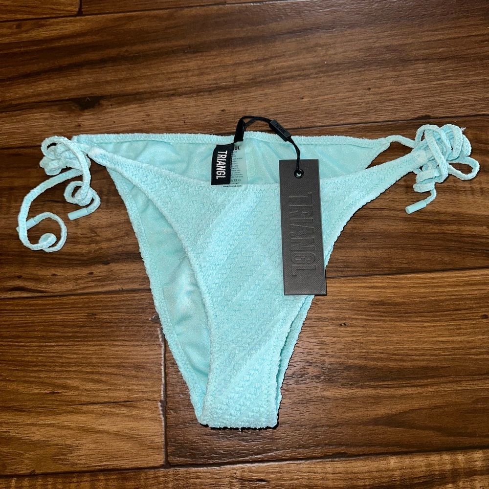 Triangl Textured Bikini Bottom